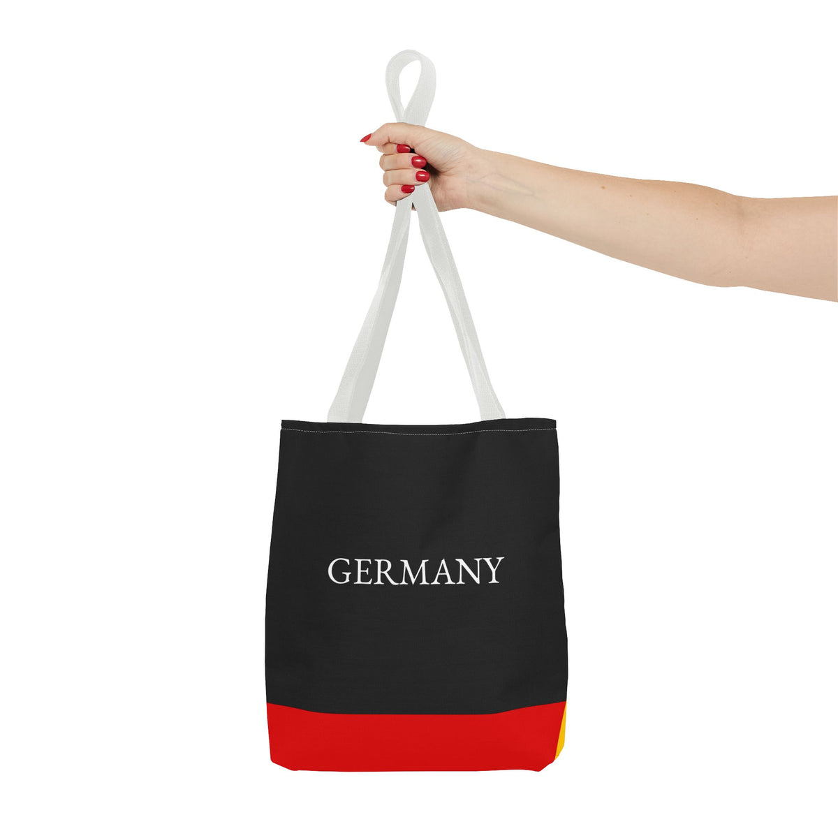 Personalized Germany Flag Tote Bag, Custom Name German Heritage Bag, Germany Travel Beach Tote, German Pride Gift - Proud & Loyal