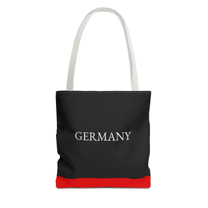 Personalized Germany Flag Tote Bag, Custom Name German Heritage Bag, Germany Travel Beach Tote, German Pride Gift - Proud & Loyal