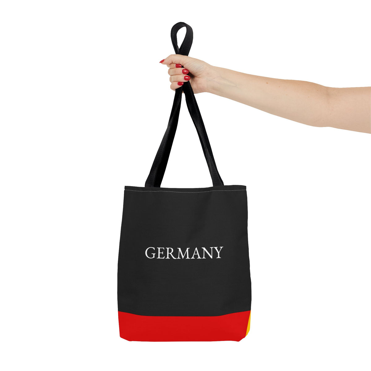 Personalized Germany Flag Tote Bag, Custom Name German Heritage Bag, Germany Travel Beach Tote, German Pride Gift - Proud & Loyal
