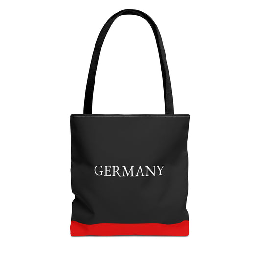 Personalized Germany Flag Tote Bag, Custom Name German Heritage Bag, Germany Travel Beach Tote, German Pride Gift - Proud & Loyal