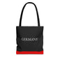 Personalized Germany Flag Tote Bag, Custom Name German Heritage Bag, Germany Travel Beach Tote, German Pride Gift - Proud & Loyal