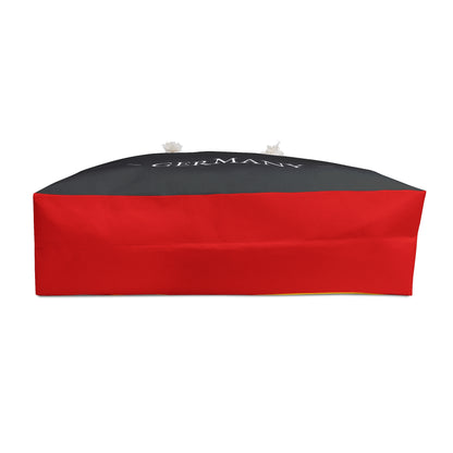 Personalized Germany Weekender Bag, German Flag Travel Bag, Custom Name Heritage Tote, European Vacation Overnight Bag - Proud & Loyal