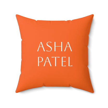 Personalized Indian Flag Stripe Pillow | India Tricolor Orange White Green with Ashoka Chakra - Proud & Loyal