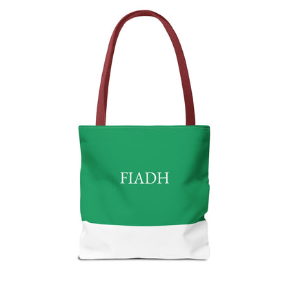 Personalized Ireland Flag Tote Bag, Custom Name Irish Heritage Bag, Ireland Travel Beach Tote, Irish Pride Gift - Proud & Loyal