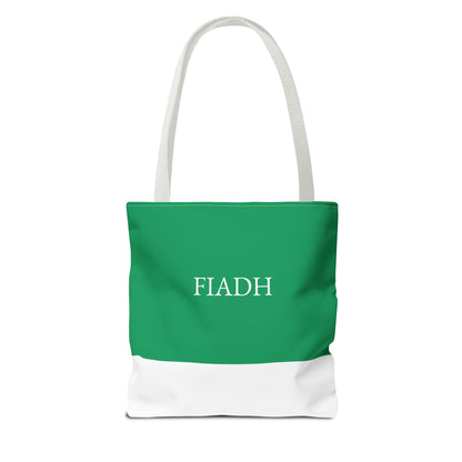 Personalized Ireland Flag Tote Bag, Custom Name Irish Heritage Bag, Ireland Travel Beach Tote, Irish Pride Gift - Proud & Loyal