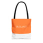 Personalized Ireland Flag Tote Bag, Custom Name Irish Heritage Bag, Ireland Travel Beach Tote, Irish Pride Gift - Proud & Loyal