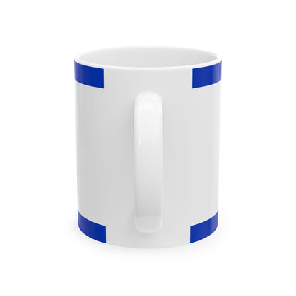 Personalized Israel Flag Star of David Blue Flag Mug | Ceramic Coffee Cup, New Citizen, Naturalization Gift, Heritage Gift - Proud & Loyal