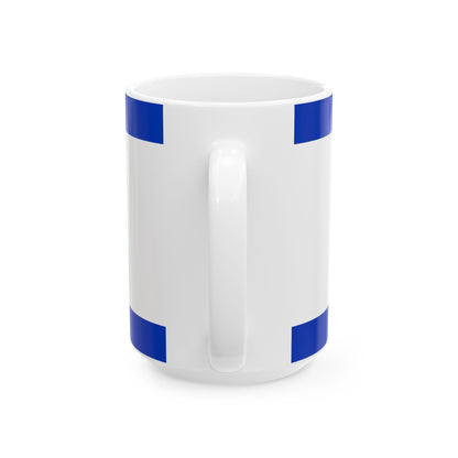 Personalized Israel Flag Star of David Blue Flag Mug | Ceramic Coffee Cup, New Citizen, Naturalization Gift, Heritage Gift - Proud & Loyal