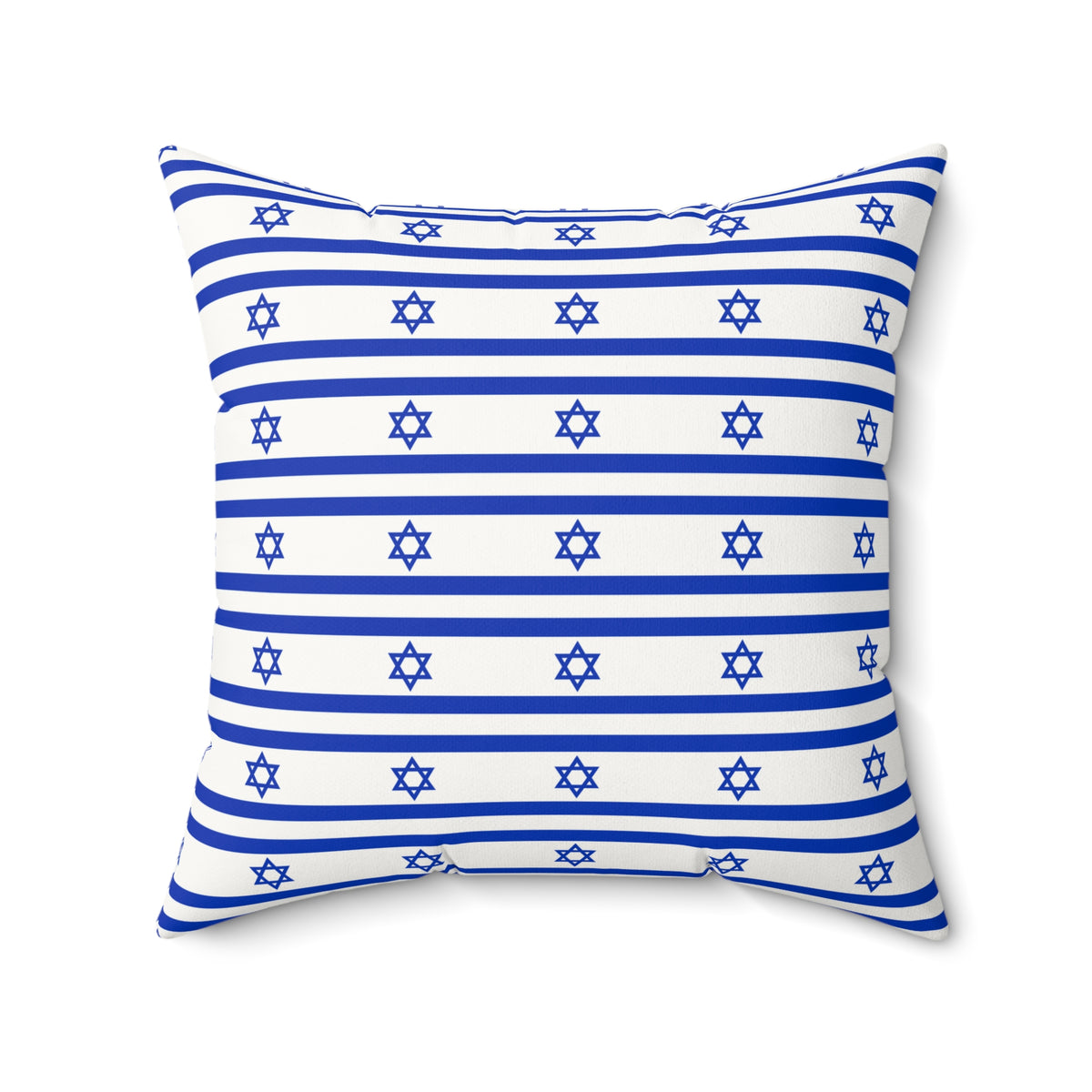 Personalized Israeli Flag Blue Star of David Stripes Pillow | Israel Jewish Square Pillow - Proud & Loyal