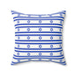 Personalized Israeli Flag Blue Star of David Stripes Pillow | Israel Jewish Square Pillow - Proud & Loyal