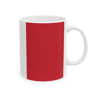 Personalized Italian Flag Striped Mug | Ceramic Coffee Cup, New Citizen, Naturalization Gift, Heritage Gift - Proud & Loyal