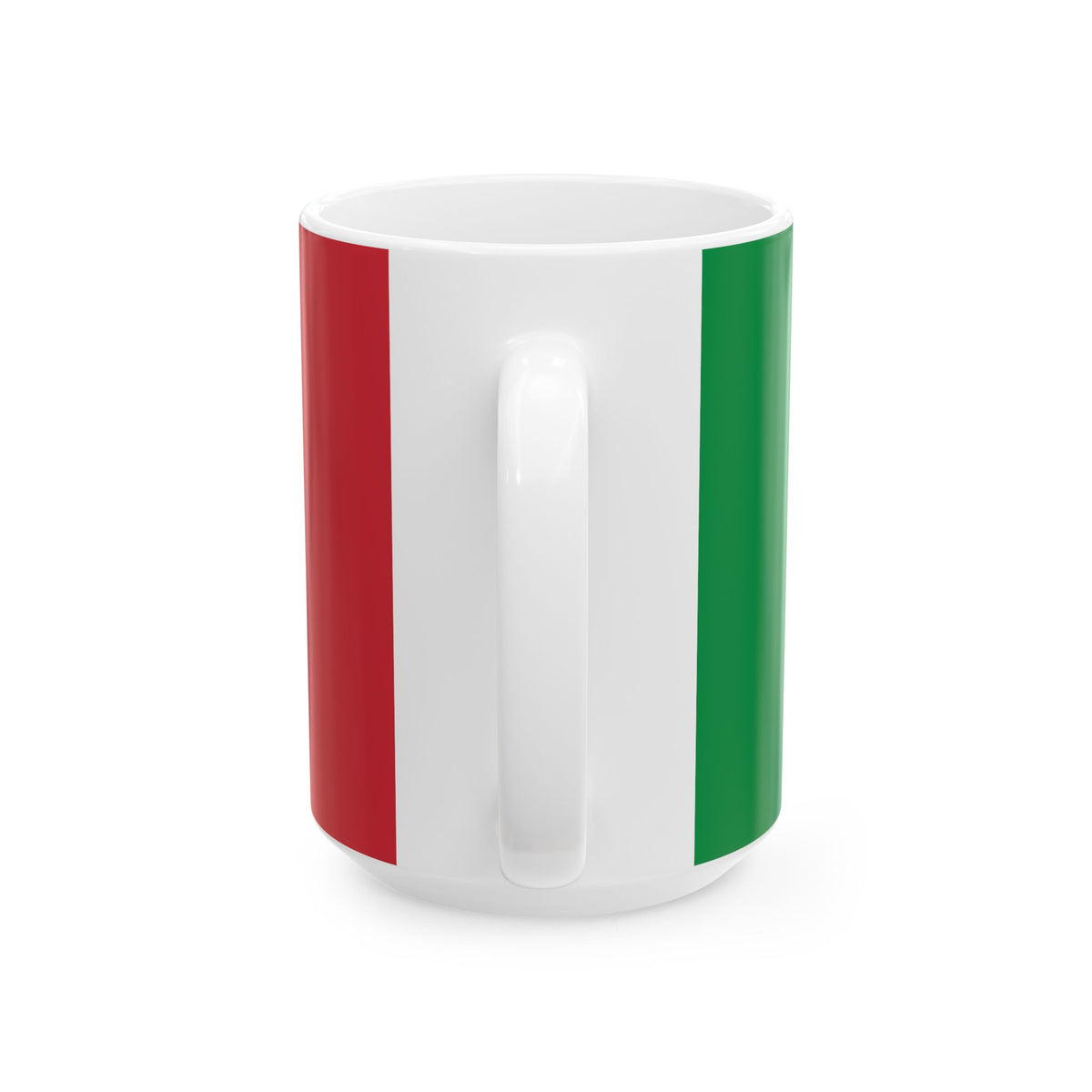 Personalized Italian Flag Striped Mug | Ceramic Coffee Cup, New Citizen, Naturalization Gift, Heritage Gift - Proud & Loyal