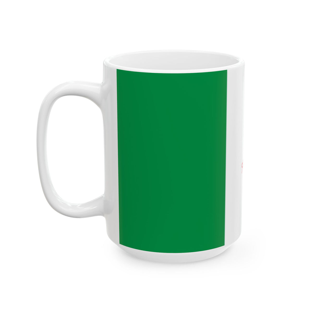 Personalized Italian Flag Striped Mug | Ceramic Coffee Cup, New Citizen, Naturalization Gift, Heritage Gift - Proud & Loyal