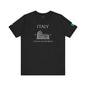 Personalized Italy Colosseum Sketch Cotton T-Shirt - Proud & Loyal