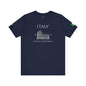 Personalized Italy Colosseum Sketch Cotton T-Shirt - Proud & Loyal