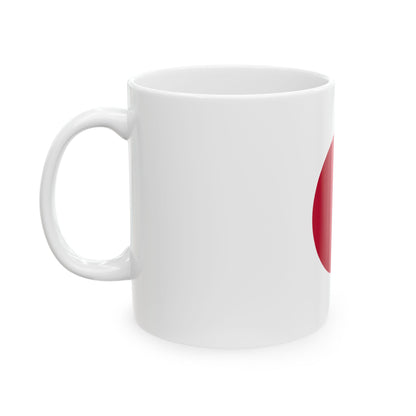 Personalized Japan Flag Coffee Cup | Red Dot Minimalist Mug | Ceramic Mug, New Citizen, Naturalization Gift, Heritage Gift - Proud & Loyal