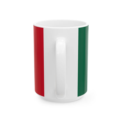 Personalized Mexican Flag Emblem Ceramic Mug | Mexico Coat of Arms Coffee Cup, New Citizen, Naturalization Gift, Heritage Gift - Proud & Loyal