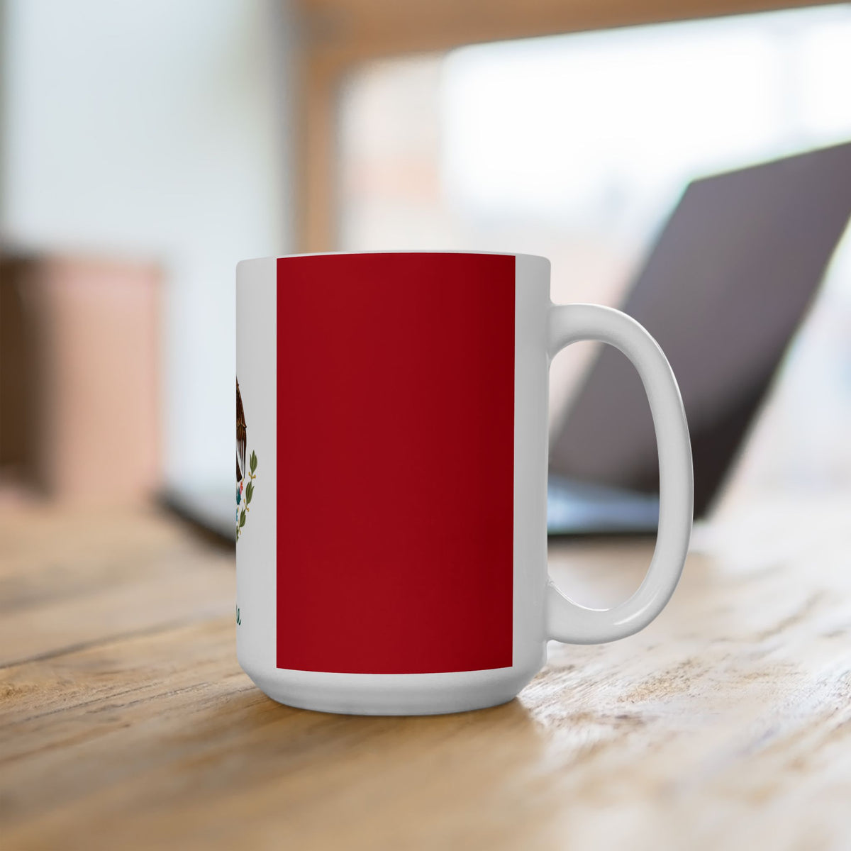 Personalized Mexican Flag Emblem Ceramic Mug | Mexico Coat of Arms Coffee Cup, New Citizen, Naturalization Gift, Heritage Gift - Proud & Loyal