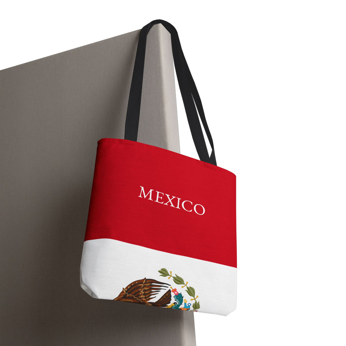Personalized Mexico Flag Tote Bag, Custom Name Mexican Heritage Bag, Mexico Travel Beach Tote, Mexican Pride Gift - Proud & Loyal