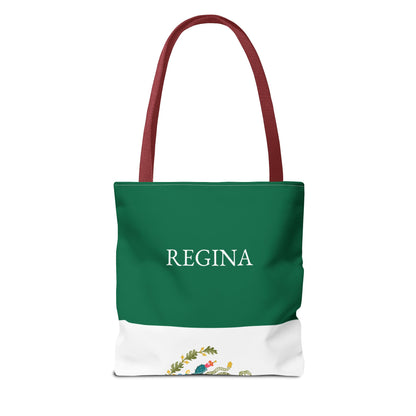 Personalized Mexico Flag Tote Bag, Custom Name Mexican Heritage Bag, Mexico Travel Beach Tote, Mexican Pride Gift - Proud & Loyal