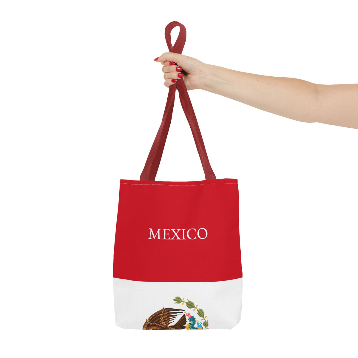 Personalized Mexico Flag Tote Bag, Custom Name Mexican Heritage Bag, Mexico Travel Beach Tote, Mexican Pride Gift - Proud & Loyal