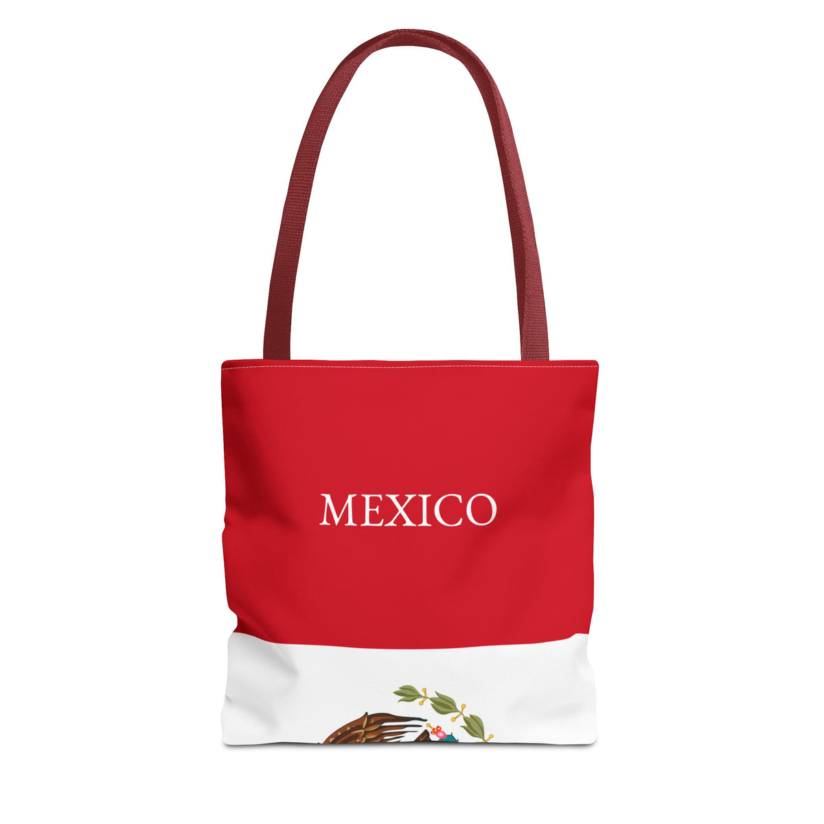 Personalized Mexico Flag Tote Bag, Custom Name Mexican Heritage Bag, Mexico Travel Beach Tote, Mexican Pride Gift - Proud & Loyal