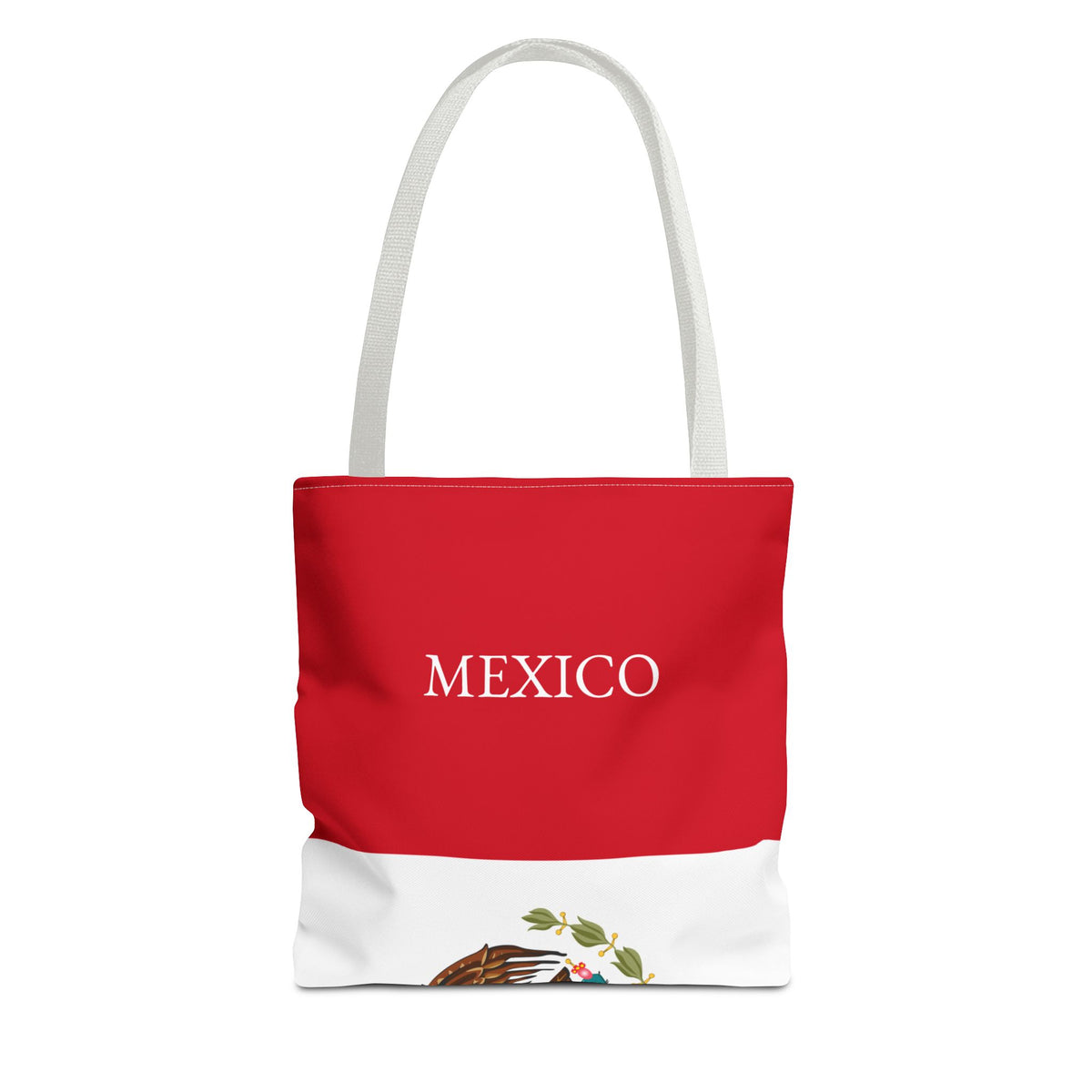Personalized Mexico Flag Tote Bag, Custom Name Mexican Heritage Bag, Mexico Travel Beach Tote, Mexican Pride Gift - Proud & Loyal