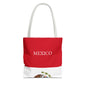 Personalized Mexico Flag Tote Bag, Custom Name Mexican Heritage Bag, Mexico Travel Beach Tote, Mexican Pride Gift - Proud & Loyal