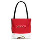 Personalized Mexico Flag Tote Bag, Custom Name Mexican Heritage Bag, Mexico Travel Beach Tote, Mexican Pride Gift - Proud & Loyal