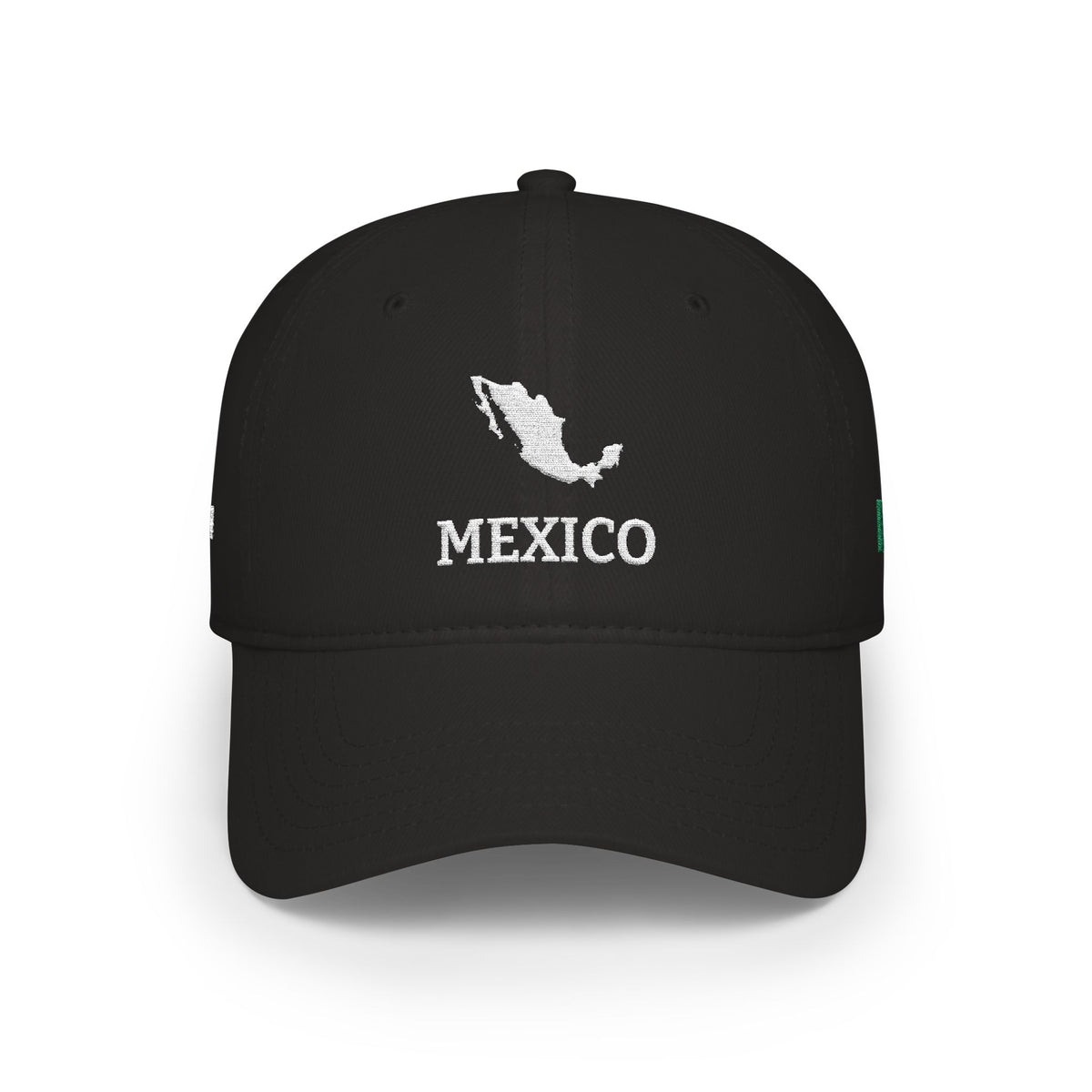 Personalized Mexico Heritage Hat, Mexican Flag Embroidered Cap, Custom Initials, Mexico Map Low Profile Hat, Mexican Gift, Country Shape - Proud & Loyal