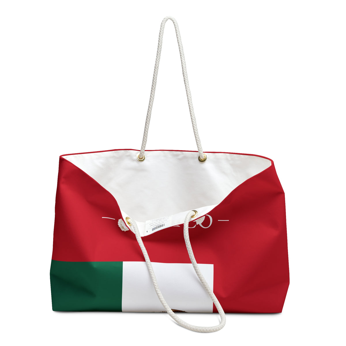 Personalized Mexico Weekender Bag, Mexican Flag Travel Bag, Custom Name Heritage Tote, Vacation Overnight Bag - Proud & Loyal