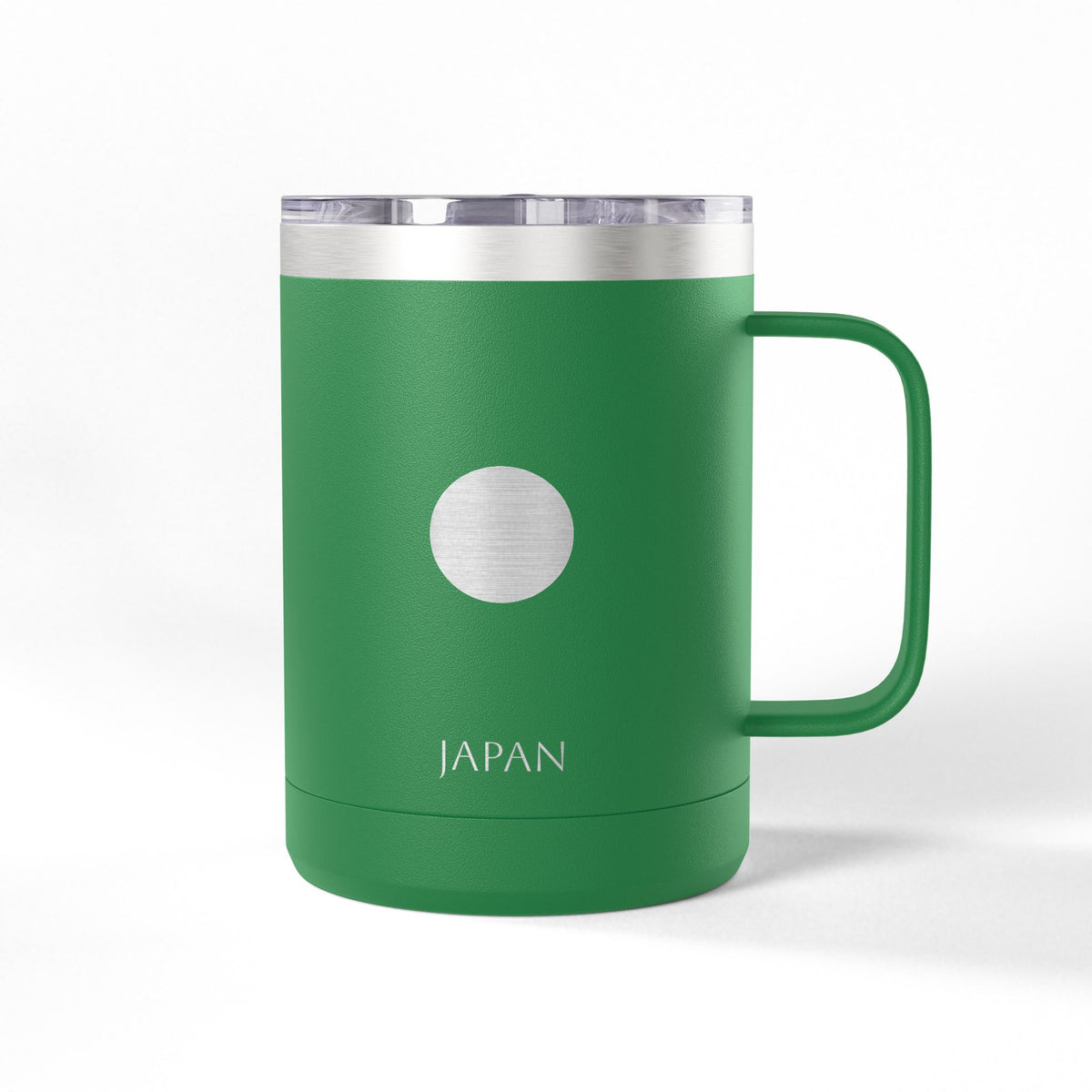 Personalized Name and Initials Monogram Wreath Coffee Mug, Japan Flag Nihon NipponTumbler 15oz - Proud & Loyal