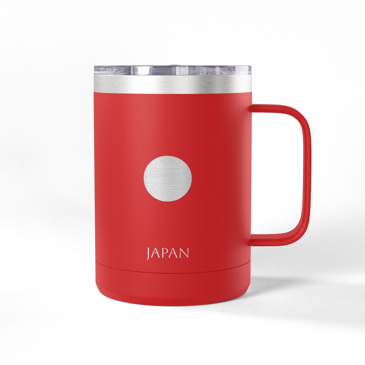 Personalized Name and Initials Monogram Wreath Coffee Mug, Japan Flag Nihon NipponTumbler 15oz - Proud & Loyal