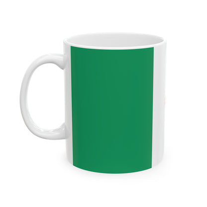 Personalized Name Ireland Flag Mug | Ceramic Cup, New Citizen, Naturalization Gift, Heritage Gift - Proud & Loyal