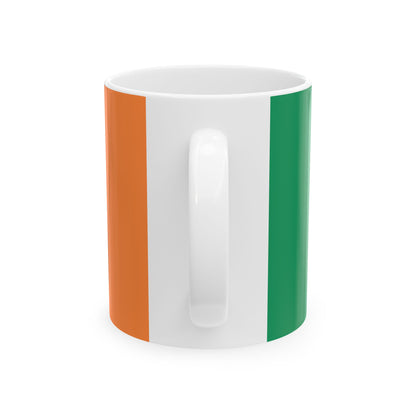 Personalized Name Ireland Flag Mug | Ceramic Cup, New Citizen, Naturalization Gift, Heritage Gift - Proud & Loyal