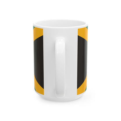 Personalized Name Jamaica Flag Mug | Ceramic Coffee Cup, New Citizen, Naturalization Gift, Heritage Gift - Proud & Loyal