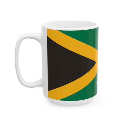 Personalized Name Jamaica Flag Mug | Ceramic Coffee Cup, New Citizen, Naturalization Gift, Heritage Gift - Proud & Loyal