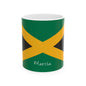 Personalized Name Jamaica Flag Mug | Ceramic Coffee Cup, New Citizen, Naturalization Gift, Heritage Gift - Proud & Loyal
