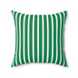Personalized Nigeria Flag Green and White Vertical Stripes Pillow | Faux Suede Nigerian Throw Pillow | African Pillow | Heritage - Proud & Loyal