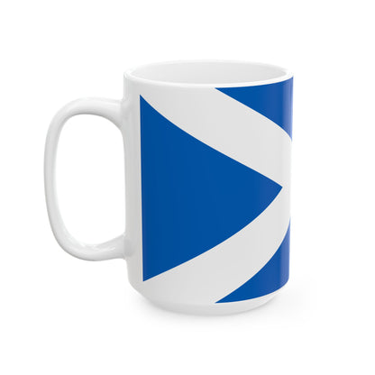 Personalized Scottish Saltire Flag Mug | Scotland Flag Ceramic Cup, New Citizen, Naturalization Gift, Heritage Gift - Proud & Loyal