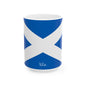 Personalized Scottish Saltire Flag Mug | Scotland Flag Ceramic Cup, New Citizen, Naturalization Gift, Heritage Gift - Proud & Loyal