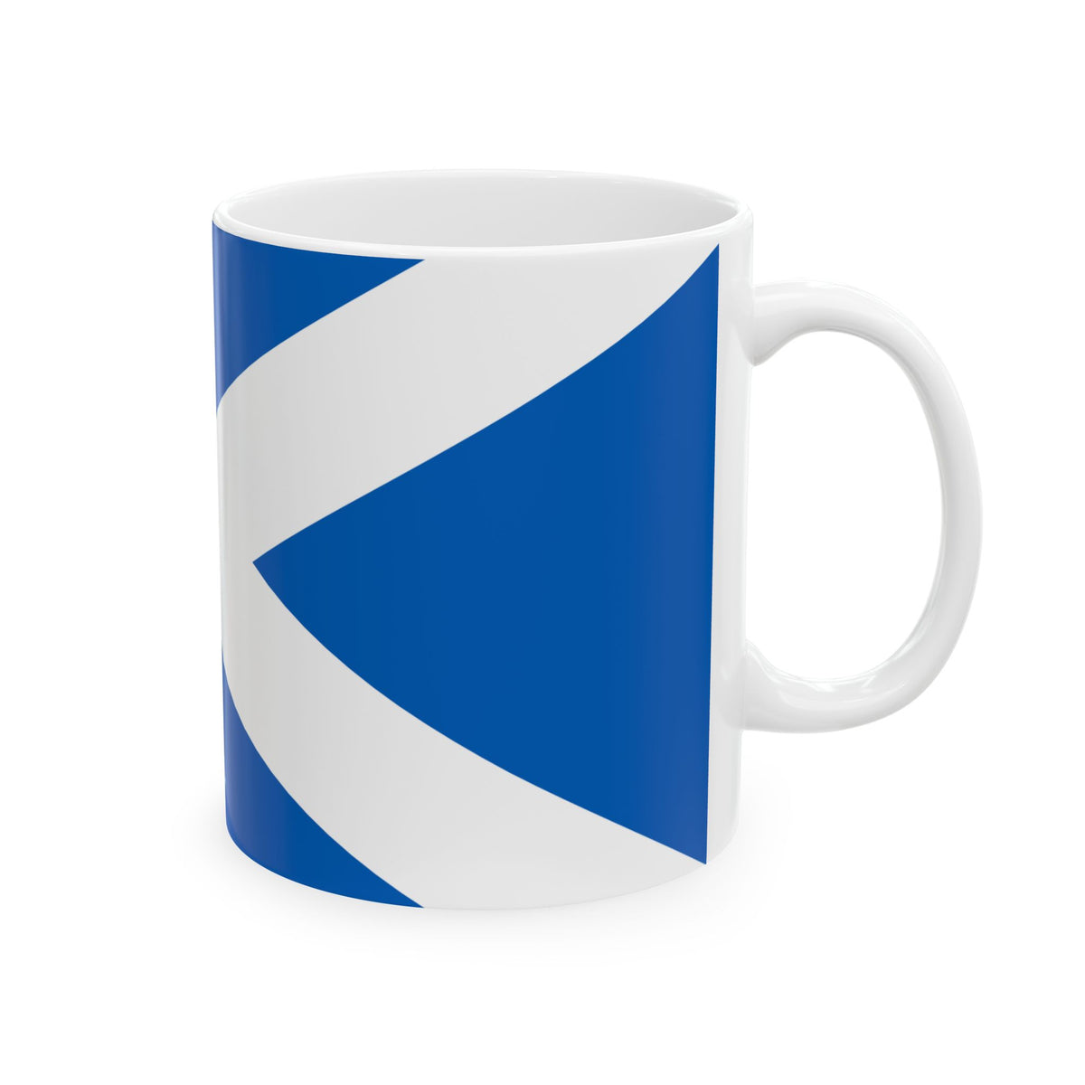 Personalized Scottish Saltire Flag Mug | Scotland Flag Ceramic Cup, New Citizen, Naturalization Gift, Heritage Gift - Proud & Loyal