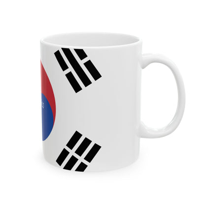 Personalized South Korea Flag Mug | Taegukgi Ceramic Mug, New Citizen, Naturalization Gift, Heritage Gift, Kpop - Proud & Loyal