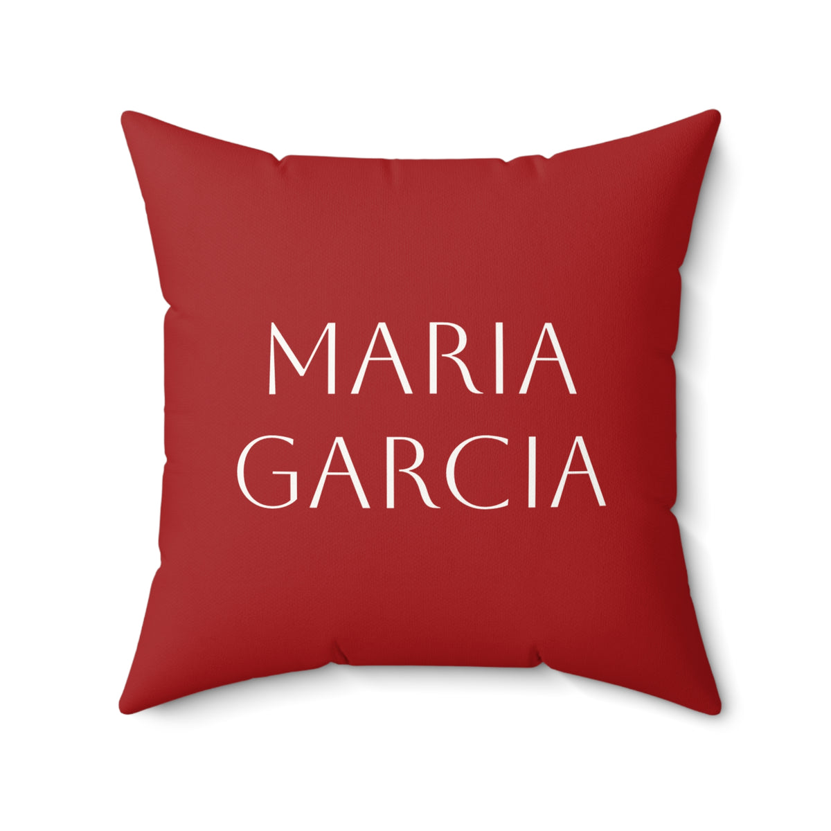 Personalized Spanish Flag Striped Pillow Faux Suede Square Pillow | Red Yellow Coat of Arms - Proud & Loyal