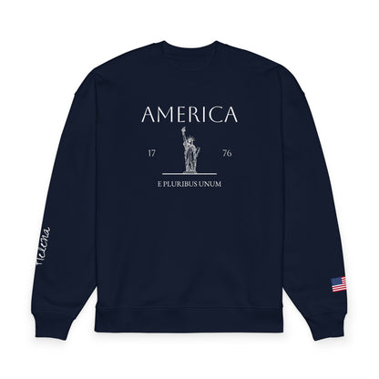 Personalized Statue of Liberty Sweatshirt – American Heritage | Proud & Loyal - Proud & Loyal