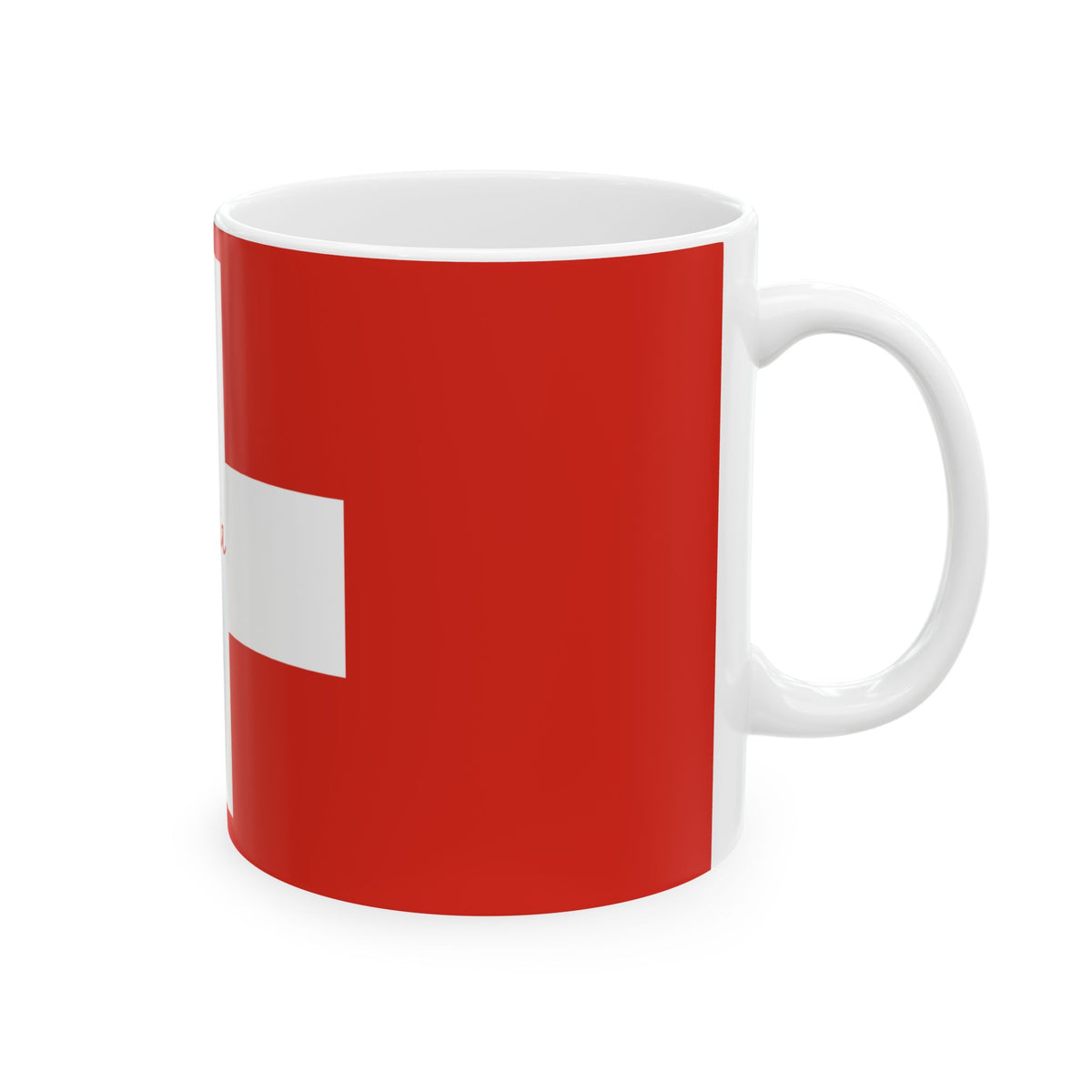 Personalized Swiss Flag Mug | Switzerland Red White Cross Ceramic Cup, New Citizen, Naturalization Gift, Heritage Gift - Proud & Loyal