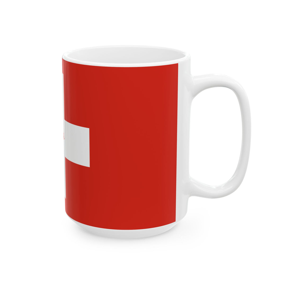 Personalized Swiss Flag Mug | Switzerland Red White Cross Ceramic Cup, New Citizen, Naturalization Gift, Heritage Gift - Proud & Loyal
