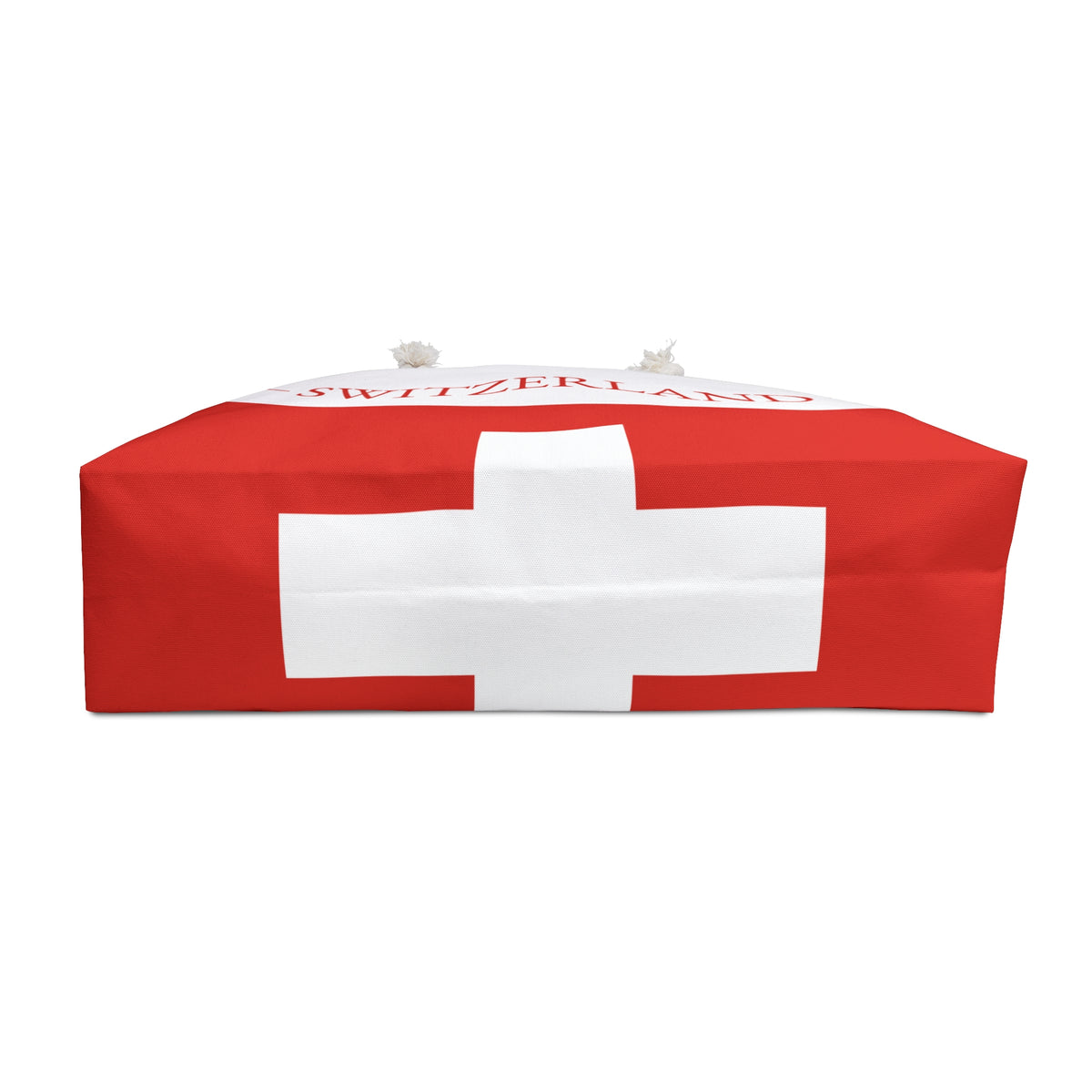 Personalized Switzerland Weekender Bag, Swiss Flag Travel Bag, Custom Name Heritage Tote, European Vacation Overnight Bag - Proud & Loyal