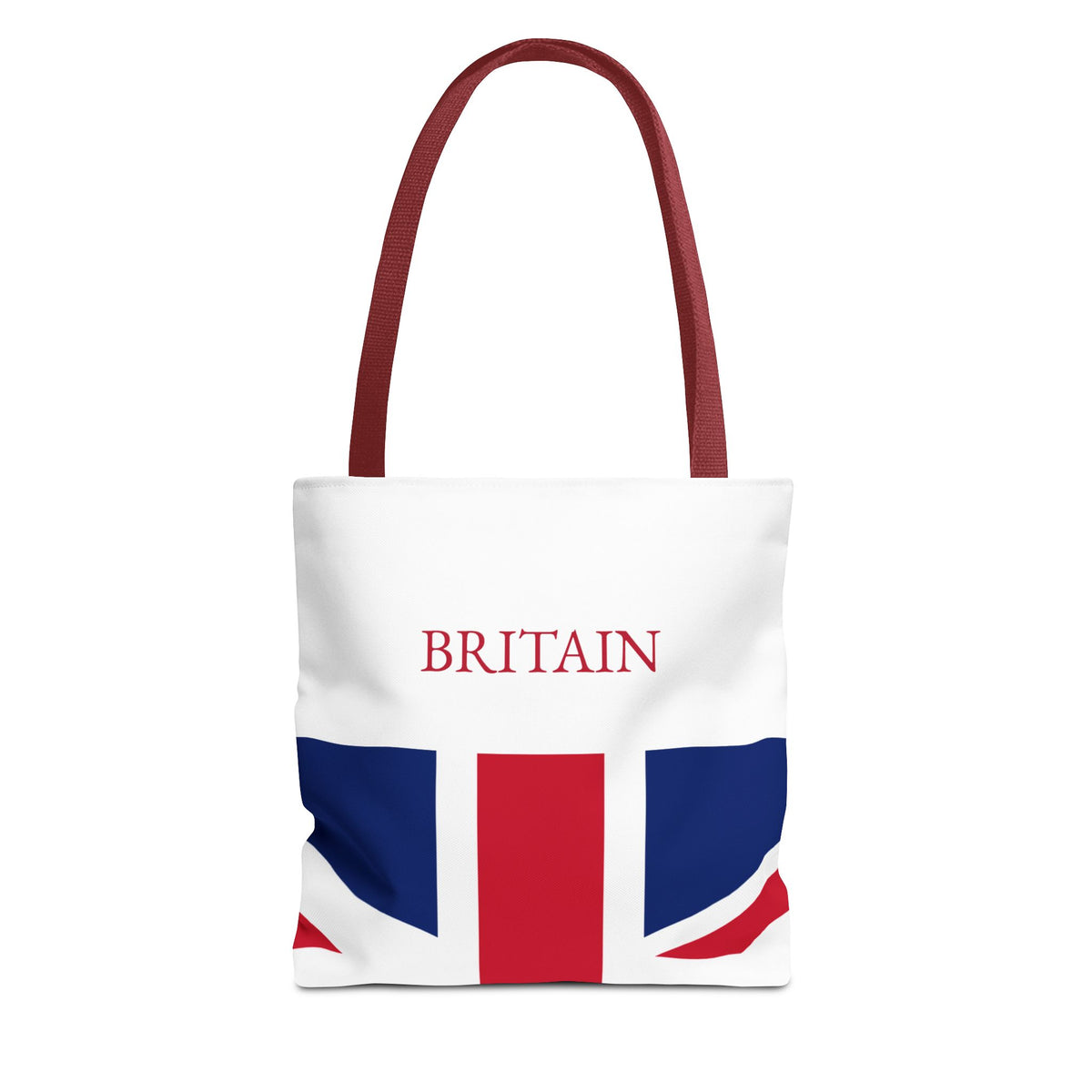 Personalized UK Flag Tote Bag, Custom Name British Heritage Bag, Union Jack Travel Beach Tote, Britain Pride Gift - Proud & Loyal