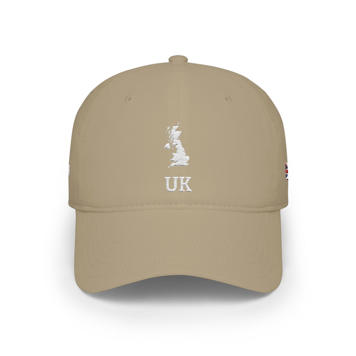 Personalized UK Heritage Hat, British Flag Embroidered Cap, Custom Initials, United Kingdom Map Low Profile Hat, British Gift, Country Shape - Proud & Loyal